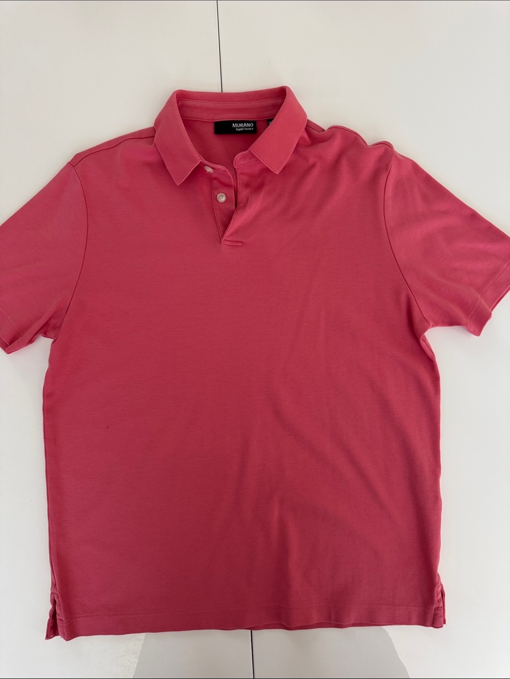 Murano Men’s Coral Pink Polo Shirt